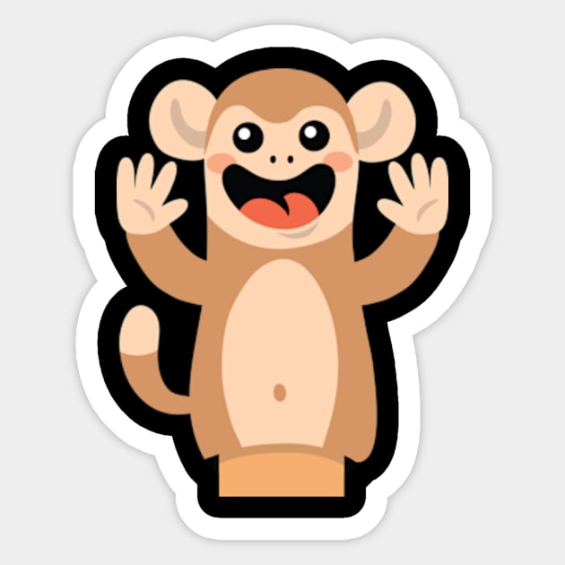 Monkey Sticker by lam-san-dan